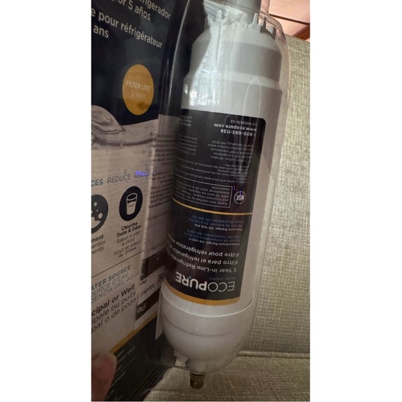 EcoPure 5 Year In-Line Refrigerator Filter - Picture 4 of 5